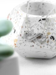 Treat Republic Personalised Infinity Twist Necklace - Image 3 of 3