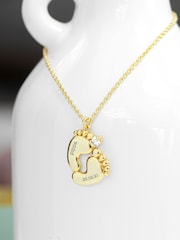 Treat Republic Baby Personalised Feet Necklace - Image 1 of 5