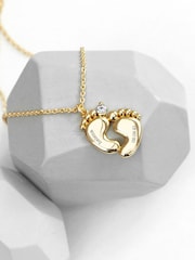 Treat Republic Baby Personalised Feet Necklace - Image 3 of 5