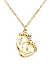 Treat Republic Baby Personalised Feet Necklace - Image 5 of 5