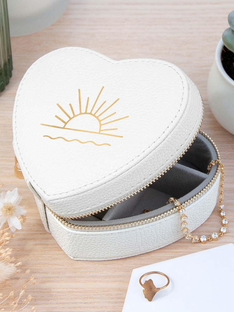 Treat Republic Customisable Icon Heart Jewellery Case - Image 1 of 5