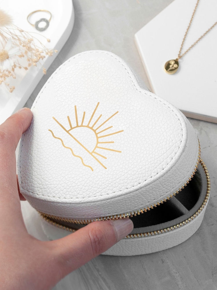 Treat Republic Customisable Icon Heart Jewellery Case - Image 2 of 5