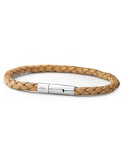 Treat Republic Mens Personalised Infinity Capsule Leather Bracelet - Image 5 of 5