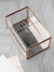 Treat Republic Personalised Glass Jewellery Box - Image 1 of 4