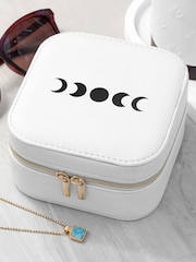 Treat Republic Customisable Icon Travel Jewellery Case Lunar Phase - Image 1 of 5