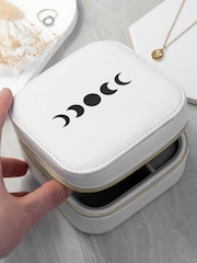 Treat Republic Customisable Icon Travel Jewellery Case Lunar Phase - Image 2 of 5