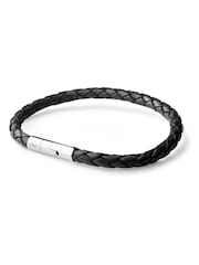 Treat Republic Mens Personalised Infinity Capsule Leather Bracelet - Image 5 of 5