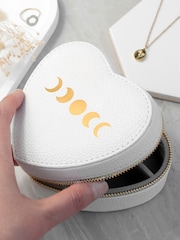 Treat Republic Customisable Icon Heart Jewellery Case Lunar Phase - Image 2 of 5