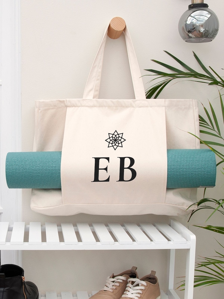Treat Republic Monogrammed Yoga Tote Bag - Image 1 of 5