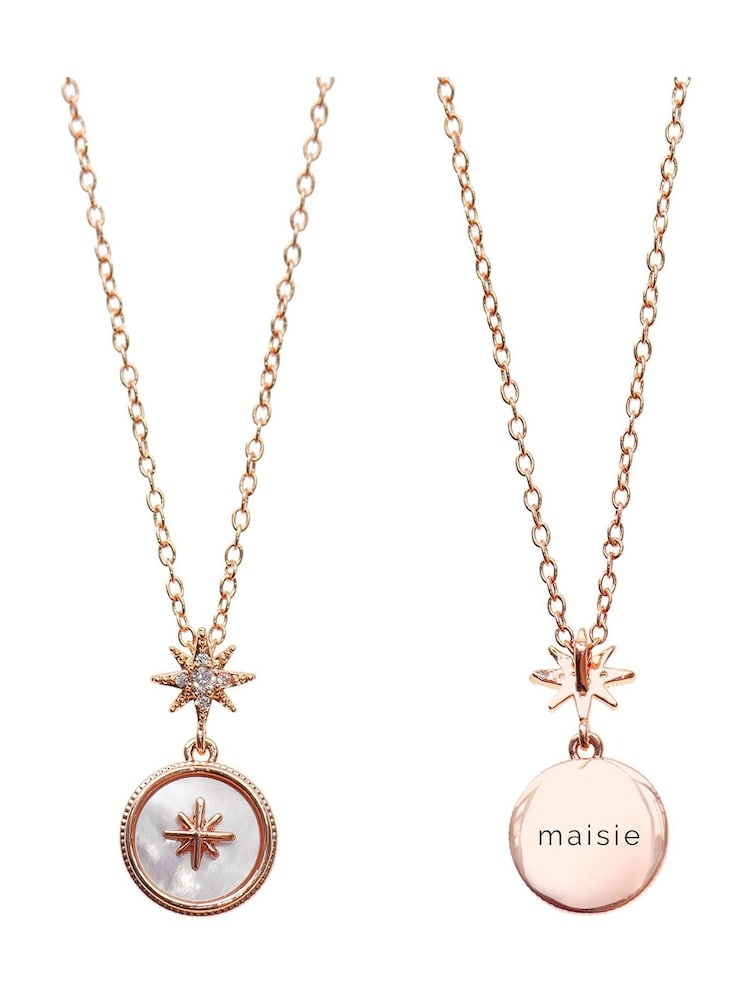 Treat Republic Personalised North Star Necklace - Image 5 of 5 Treat Republic Personalised North Star Necklace - Image 5 of 5