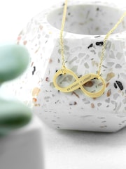 Treat Republic Personalised Infinity Twist Necklace - Image 1 of 3