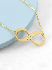 Treat Republic Personalised Infinity Twist Necklace - Image 2 of 3