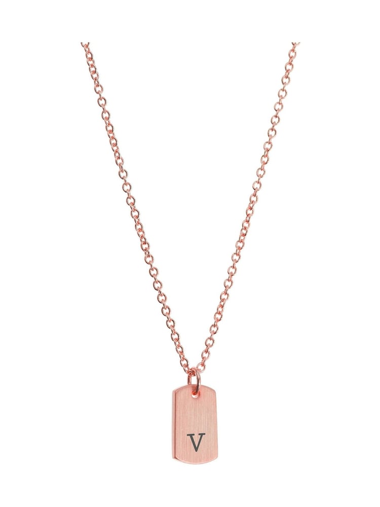 Treat Republic Monogrammed Tag Necklace - Image 5 of 5