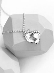 Treat Republic Baby Personalised Feet Necklace - Image 1 of 5