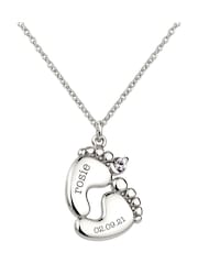 Treat Republic Baby Personalised Feet Necklace - Image 4 of 5