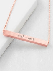Treat Republic Personalised Horizontal Bar Necklace - Image 1 of 4