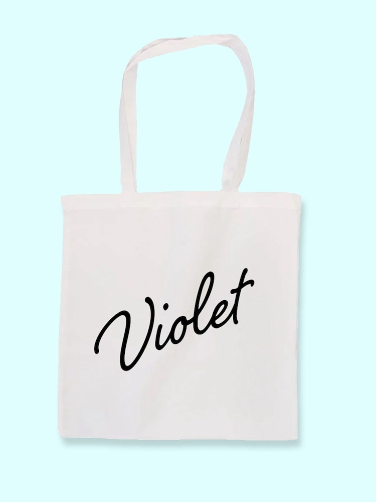 Treat Republic Personalised Name Tote White Bag - Image 1 of 2