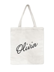 Treat Republic Personalised Name Tote White Bag - Image 2 of 2