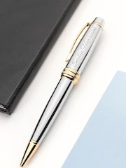 Treat Republic Personalised Silver and Gold Plated Medallist Pen (Script) - Image 1 of 4