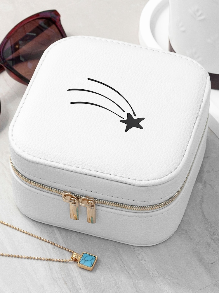 Treat Republic Customisable Icon Travel Jewellery Case Shooting Star - Image 1 of 5