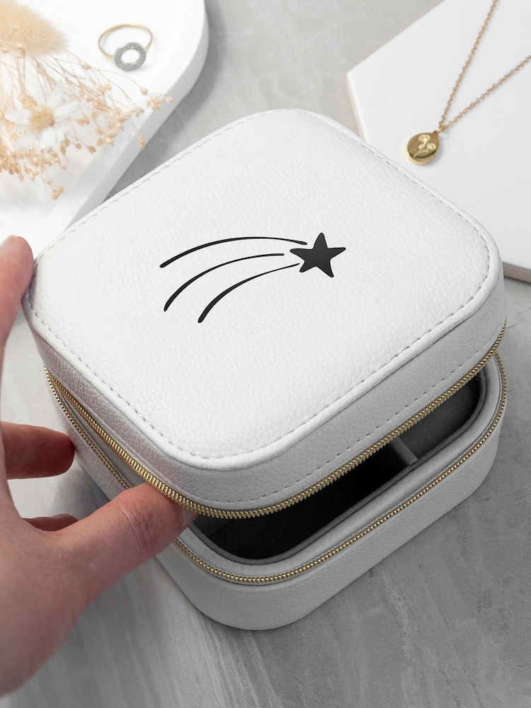 Treat Republic Customisable Icon Travel Jewellery Case Shooting Star - Image 2 of 5