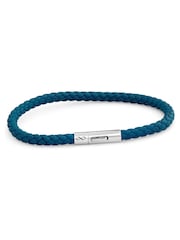 Treat Republic Mens Personalised Infinity Capsule Leather Bracelet - Image 5 of 5