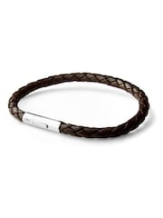 Treat Republic Mens Personalised Infinity Capsule Leather Bracelet - Image 5 of 5
