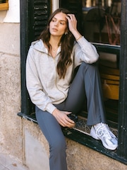Chelsea Peers Grey SoftSculpt Rib Flared Leggings - Image 2 of 5
