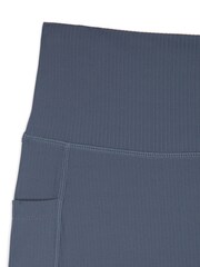 Chelsea Peers Grey SoftSculpt Rib Flared Leggings - Image 5 of 5