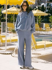 Chelsea Peers Blue 100% Cotton Joggers - Image 1 of 5