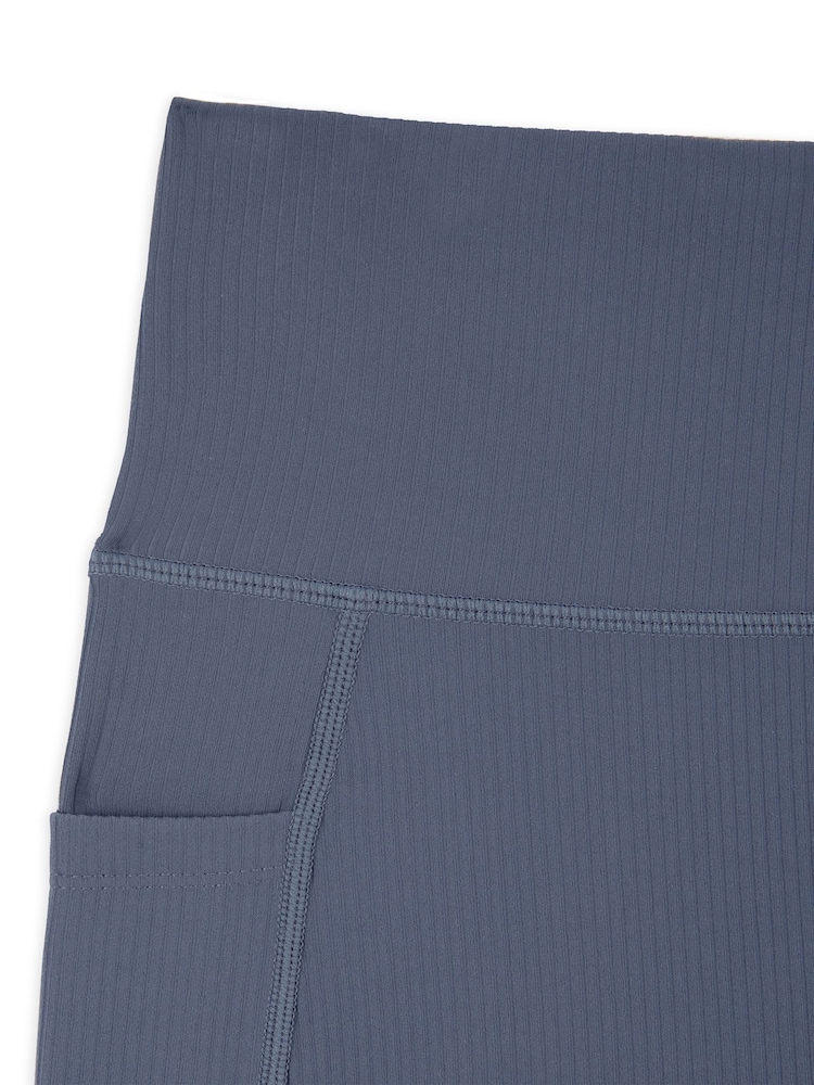 Gris - Chelsea Peers SoftSculpt Rib Leggings - Imagen 3 de 3