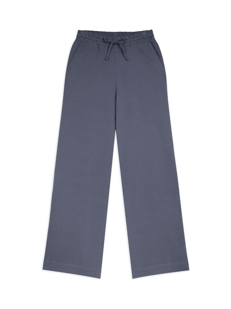 Chelsea Peers Charcoal Grey 100% Cotton Joggers - Image 1 of 1