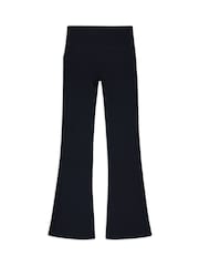 Chelsea Peers Black SoftSculpt Rib Flared Leggings - Image 1 of 3