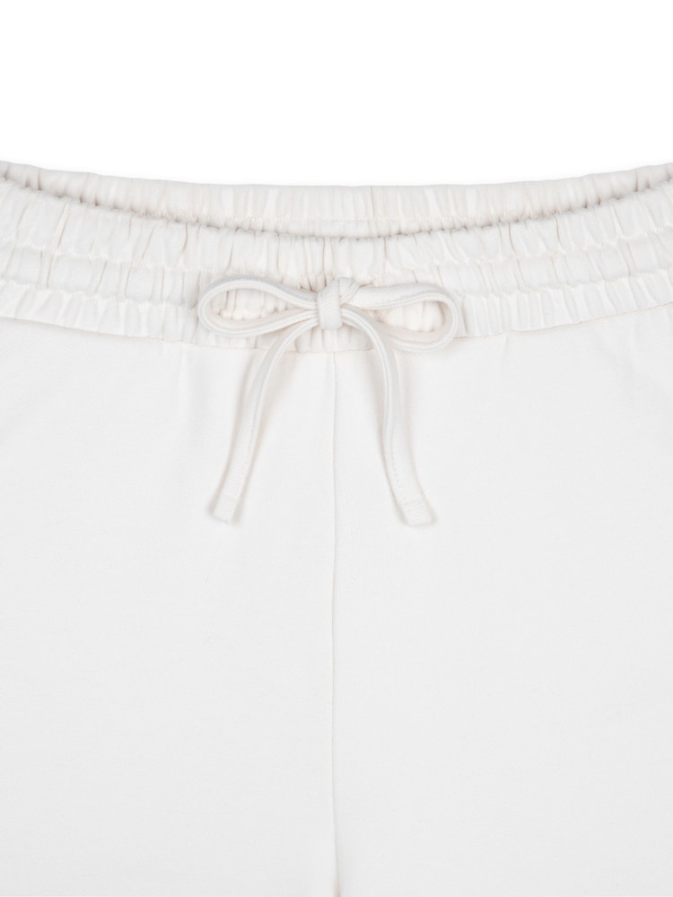 Chelsea Peers White 100% Organic Cotton Joggers - Image 3 of 3 Chelsea Peers White 100% Organic Cotton Joggers - Image 3 of 3