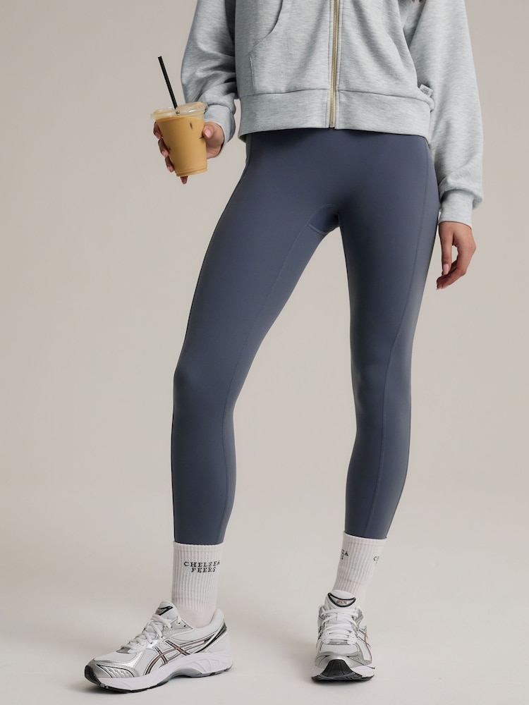 Chelsea Peers Grey SoftSculpt Leggings - Image 2 of 5 Chelsea Peers Grey SoftSculpt Leggings - Image 2 of 5