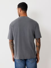 Charcoal Grey Wash Guns N Roses Christmas Graphic Print T-Shirt - Image 3 of 7