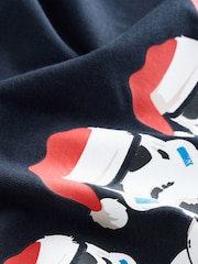 Navy Stormtrooper Regular Fit Christmas Graphic Print T-Shirt - Image 3 of 4