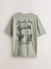Green Relaxed Fit Guinness Licence T-Shirt - Image 1 of 4