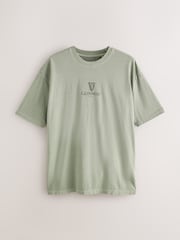 Green Relaxed Fit Guinness Licence T-Shirt - Image 2 of 4