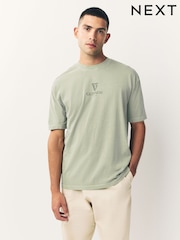 Green Relaxed Fit Guinness Licence T-Shirt - Image 9 of 9
