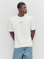 Ecru White Ford Bronco Licence Graphic 100% Cotton T-Shirt - Image 2 of 10