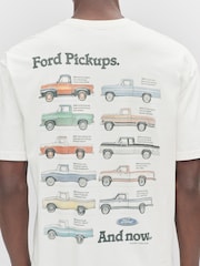 Ecru White Ford Bronco Licence Graphic 100% Cotton T-Shirt - Image 3 of 10