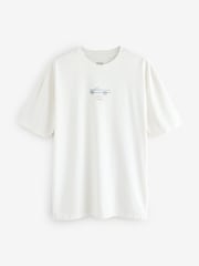 Ecru White Ford Bronco Licence Graphic 100% Cotton T-Shirt - Image 6 of 10