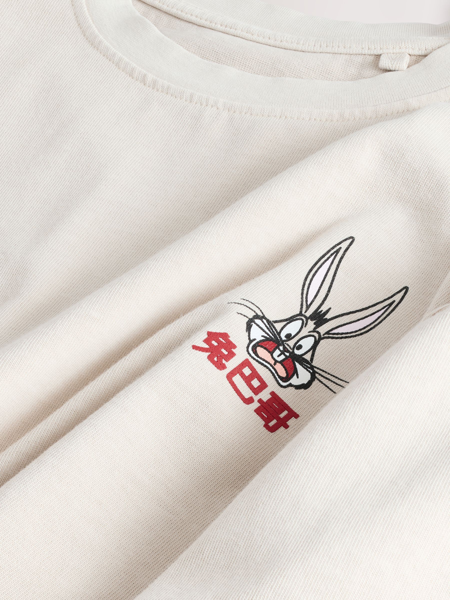 Buy White Bugs Bunny Looney Tunes Graphic Print T-Shirt from Next USA