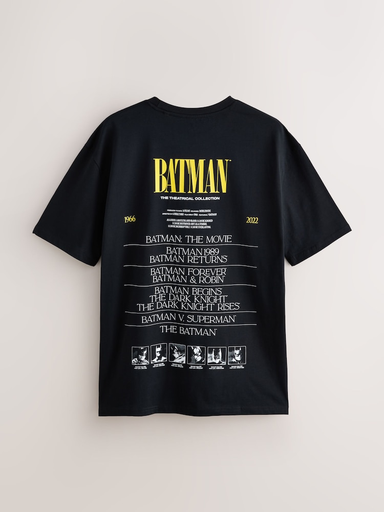 Black Batman Licence T-Shirt - Image 1 of 4 Black Batman Licence T-Shirt - Image 1 of 4