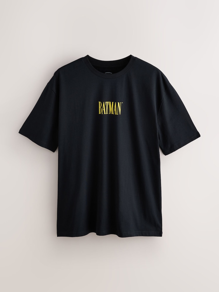 Black Batman Licence T-Shirt - Image 2 of 4