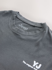 Grey Jeep - Camiseta con estampado gráfico navideño - Imagen 8 de 8