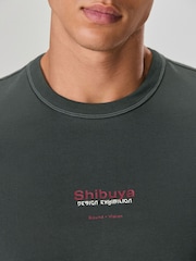 Black Relaxed Fit Long Sleeve Graphic T-Shirt - Image 4 of 5