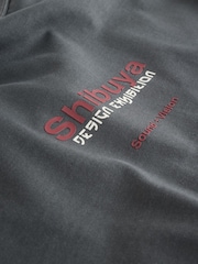 Black Relaxed Fit Long Sleeve Graphic T-Shirt - Image 8 of 10