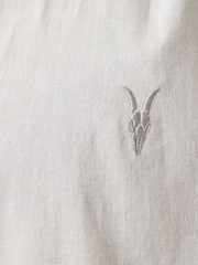 AllSaints Grey Hawthorne Long Sleeve Shirt - Image 8 of 8